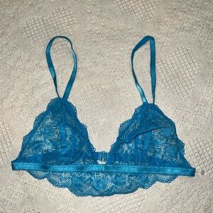 Free People Blue Lace Bralette